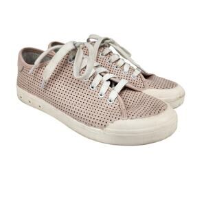 Rag & Bone Leather Perforated Low Top Standard Sneakers Shoes Size EU 38 US 8